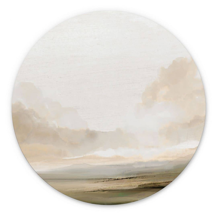 Wandbild Wolken am Himmel - Hobday - Alu-Dibond - Rund - WA393677