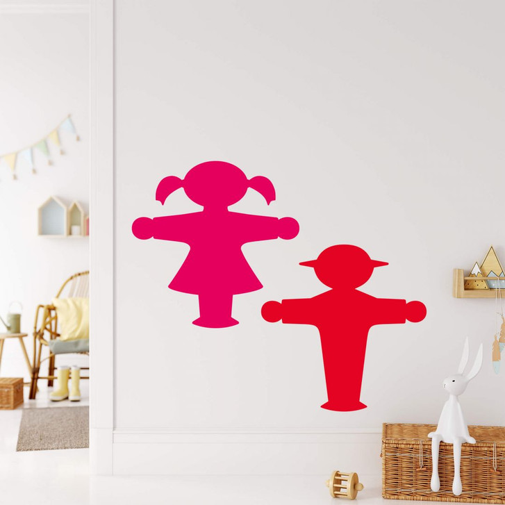 Wandsticker Ampelmann Steher Set - WA197895