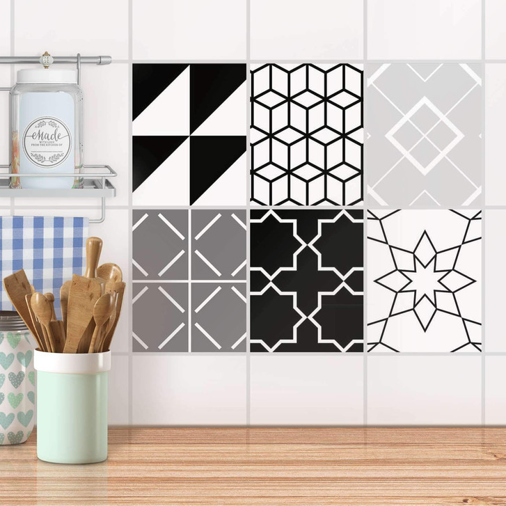 Fliesenaufkleber Set rechteckig - Illusion - CR103111