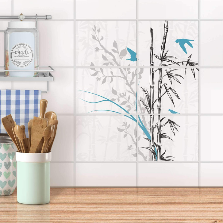 Fliesenfolie quer - Bamboo 1 - CR104362