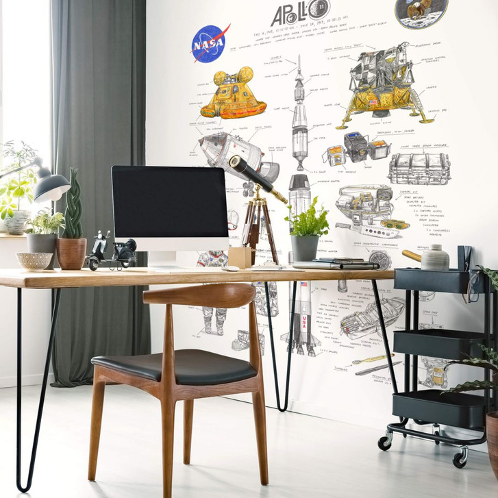 Fototapete Sparshott - Apollo 11 - 192x260cm - WA271342