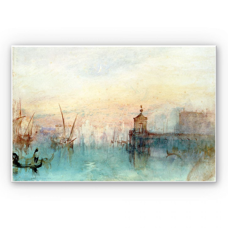 Hartschaumbild Turner - Venedig mit erster Mondsichel - WA131114