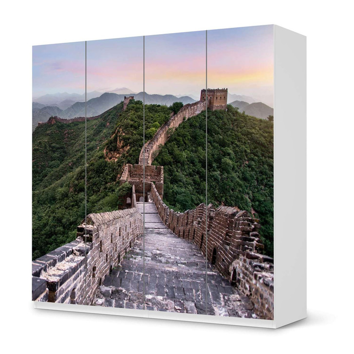 Klebefolie IKEA Pax Schrank 201cm Höhe - 4 Türen - The Great Wall - CR110990
