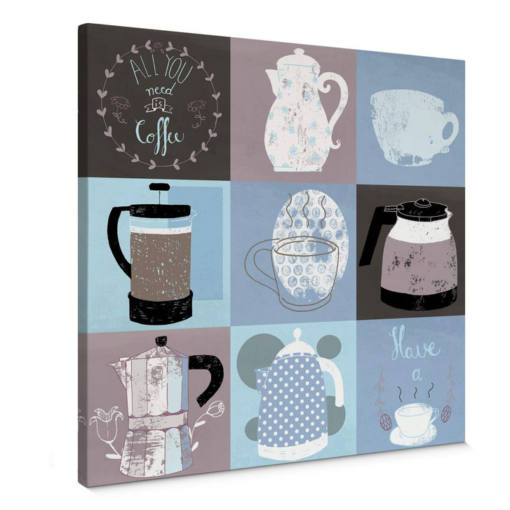 Leinwandbild Loske - Coffee Time - WA369016