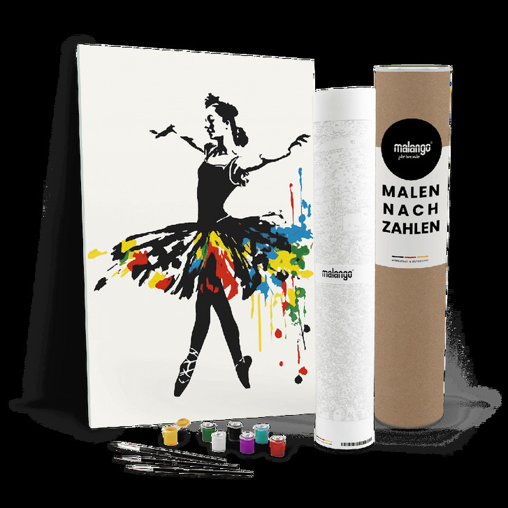 Malen nach Zahlen Leinwandbild - Ballerina Brooke - WA447812
