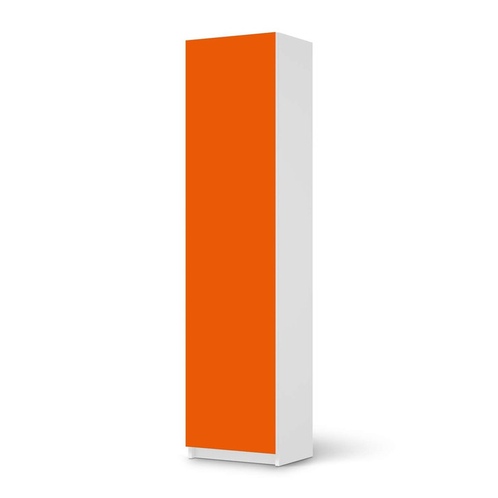 Möbelfolie IKEA Pax Schrank 201cm Höhe - 1 Tür - Orange Dark - CR116737