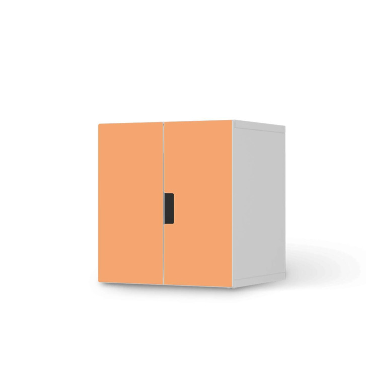 Möbelfolie IKEA Stuva / Malad Schrank - 2 kleine Türen - Orange Light - CR119021