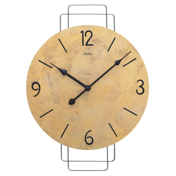 Wanduhr Metall-Design Messing Antik Zifferblatt - UG100686