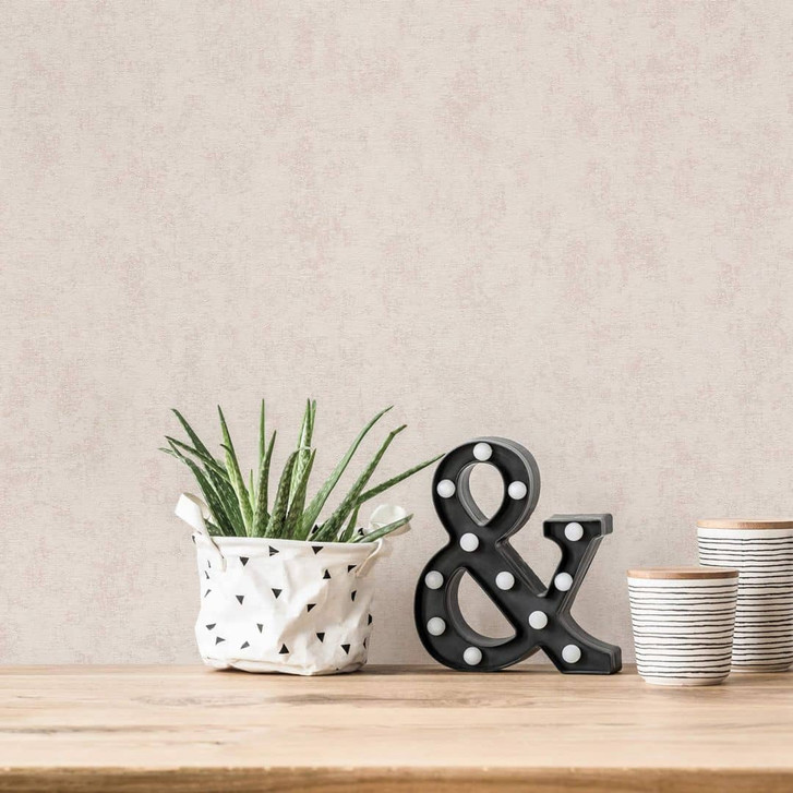 A.S. Création Unitapete #Hygge Vliestapete einfarbig graubeige - WA329831