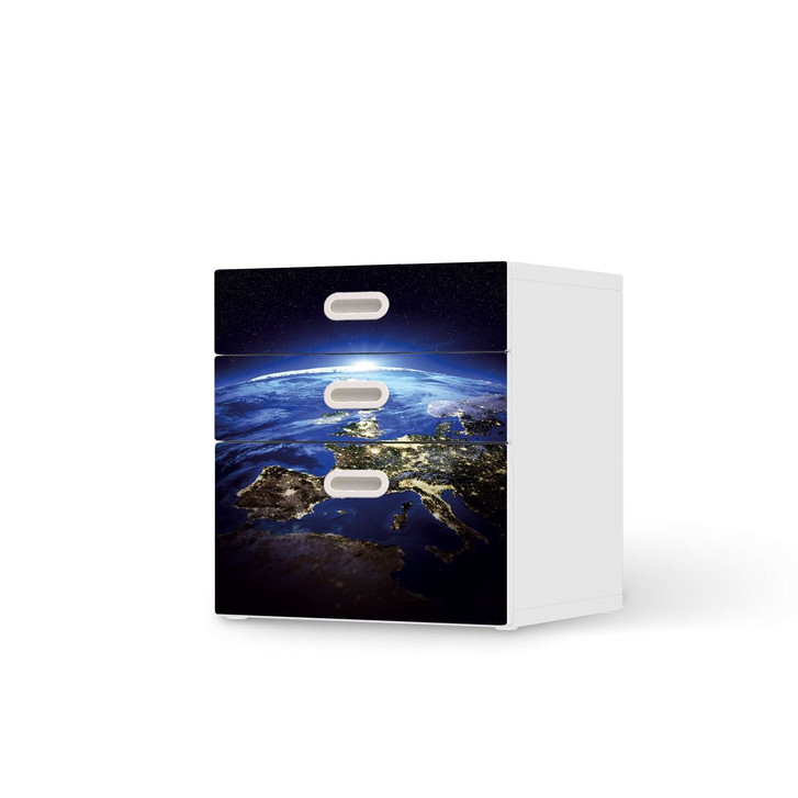 Folie IKEA Stuva / Fritids Kommode - 3 Schubladen - Earth View - CR105863