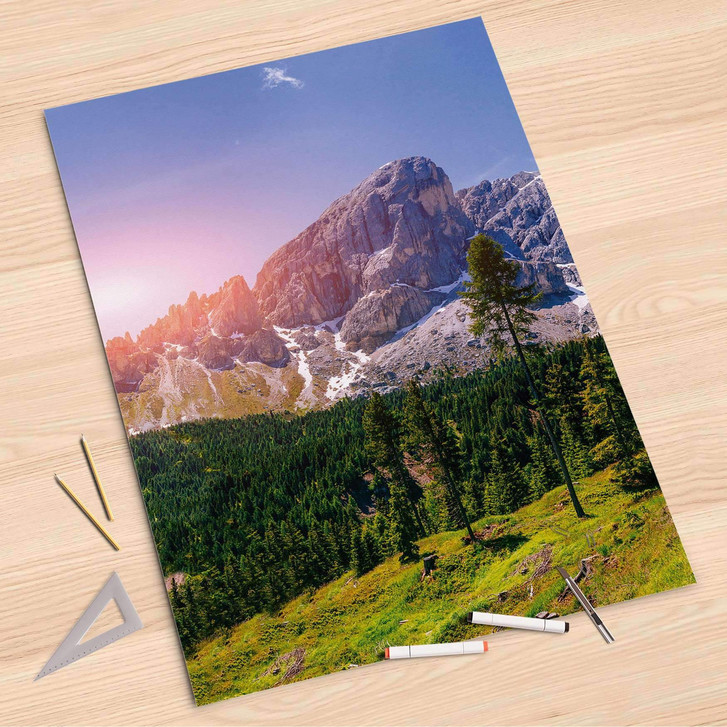 Folienbogen (80x120cm) - Alpenblick - CR107253