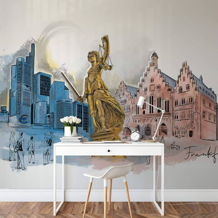 Fototapete Frankfurt - Love your City - WA345229