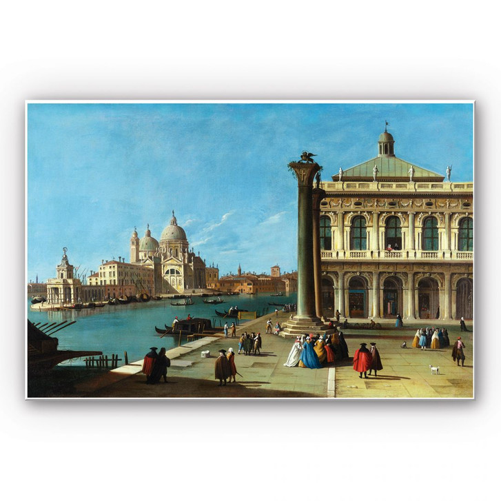 Hartschaumbild Canaletto - Die Einfahrt zum Canal Grande - WA129694