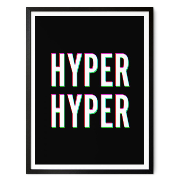 Poster Hyper Hyper - Glitch Effekt - WA408696
