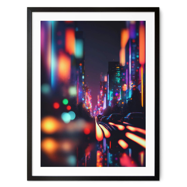 Poster Treechild - Pulsierendes Nachtleben - WA407611