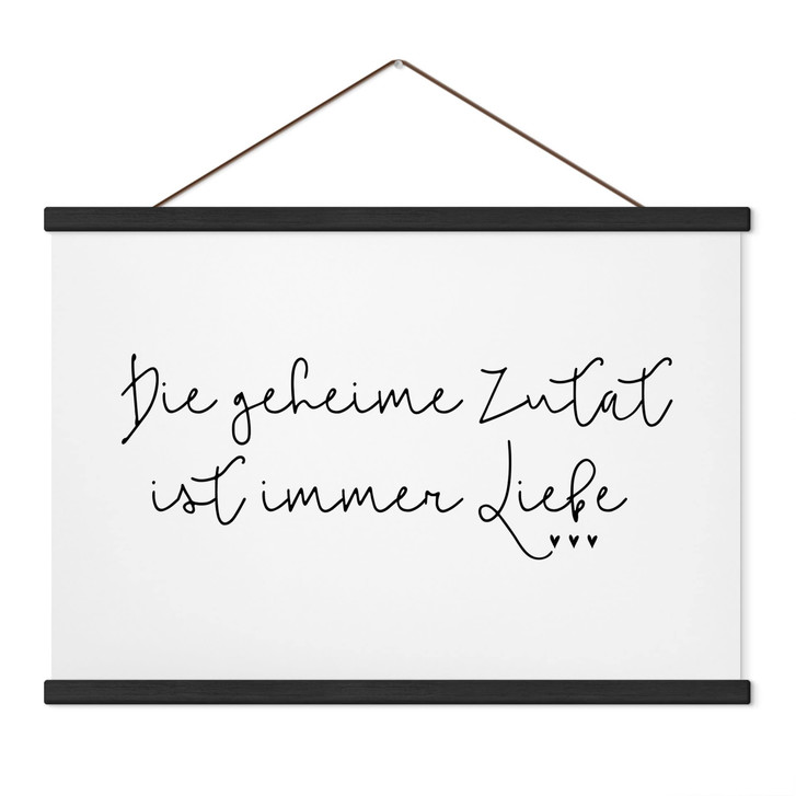 Stoffbild Die geheime Zutat ist immer Liebe - WA519134