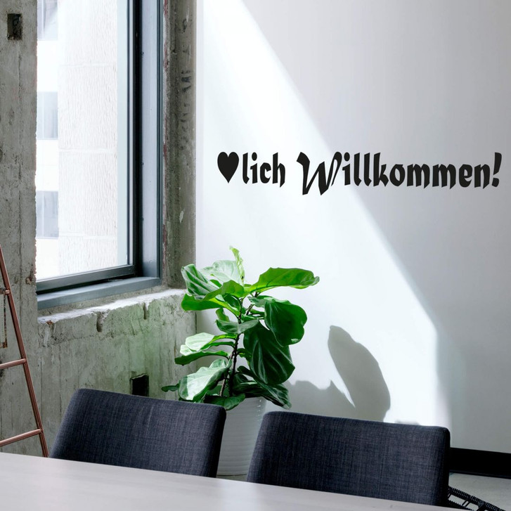 Wandtattoo Herzlich Willkommen 1 - WA211735