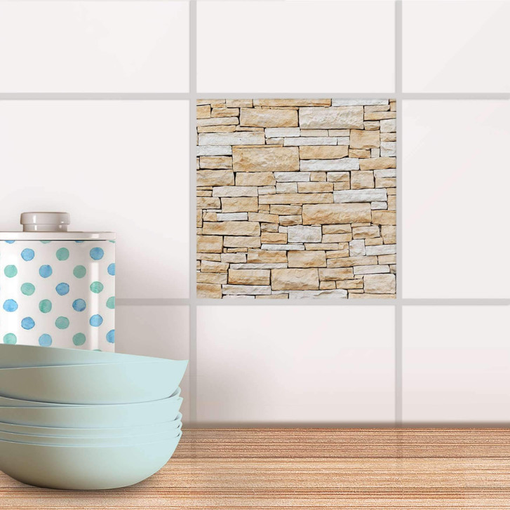 Fliesenaufkleber - Sandstein - CR101136