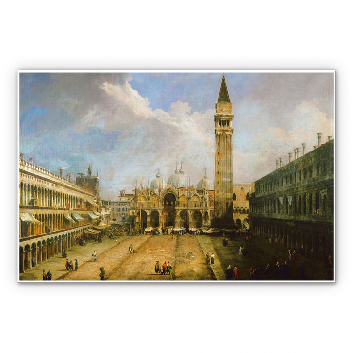 Hartschaumbild Canaletto - Die Piazza San Marco - WA129704