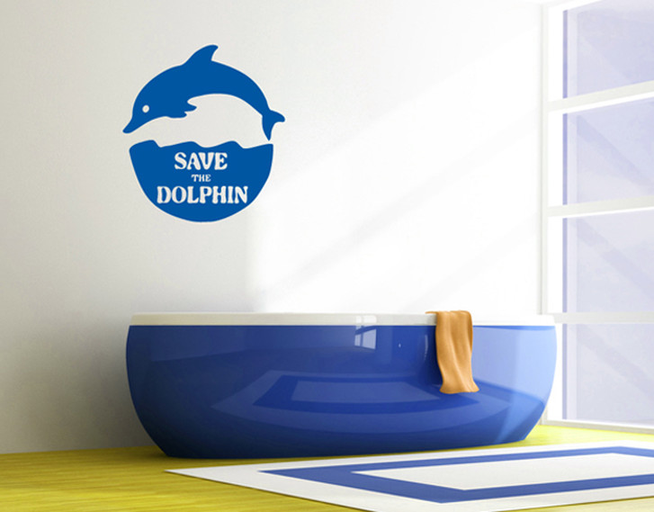 Wandtattoo Save the Dolphin - TD16928