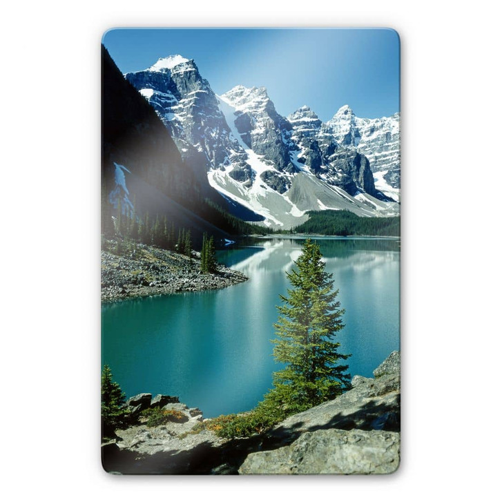 Glasbild Bergsee Idylle - WA120845