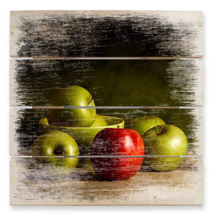 Holzbild Laercio - The lonely one - 40 x 41.5 cm - WA132166