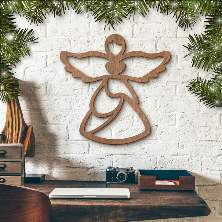 Holzkunst Mahagoni - Angel - WA133270