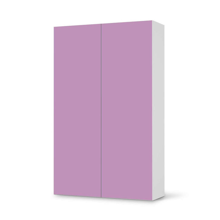 Klebefolie IKEA Besta Schrank 2 Türen (hoch) - Flieder Light - CR109277