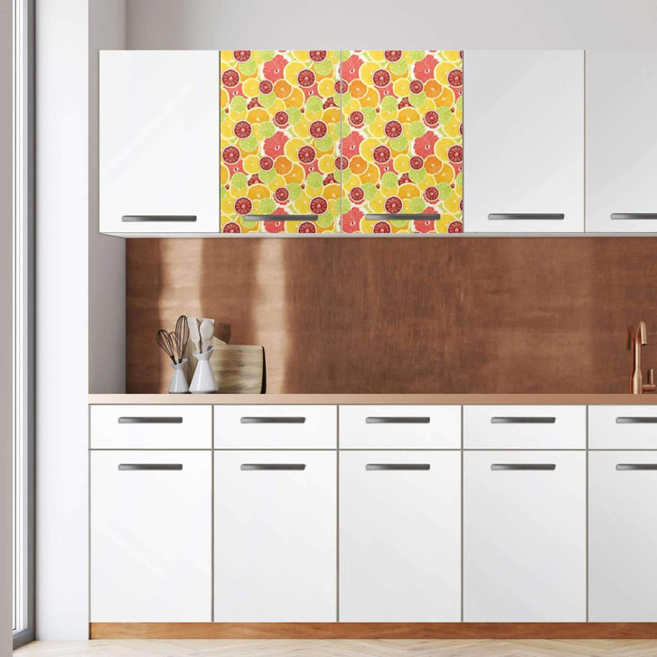Klebefolie - Wandschrank 80cm Breite - Citrus - CR108894