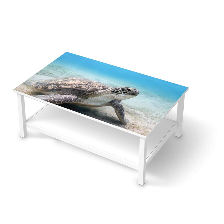 Möbelfolie IKEA Hemnes Tisch 118x75cm - Green Sea Turtle - CR114964