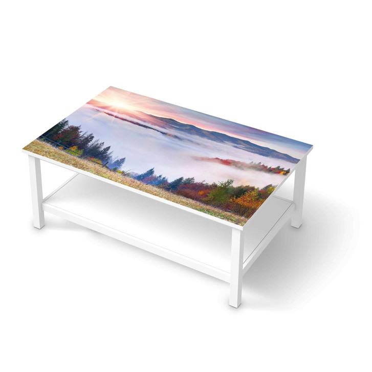 Möbelfolie IKEA Hemnes Tisch 118x75cm - Herbstwald - CR114971