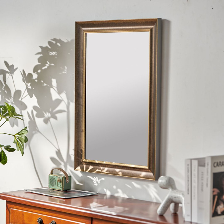 Wandspiegel gold rechteckig - Mailand - 50 x 70 cm - WA488644