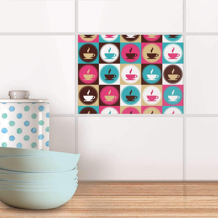 Fliesenfolie - Coffee Cups - CR104051