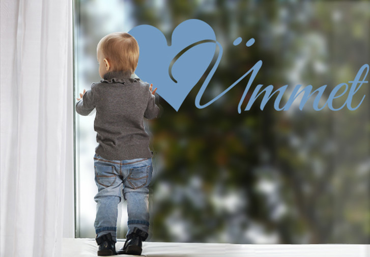 Glasdekor Wunschtext Initiale Ü - CG10558