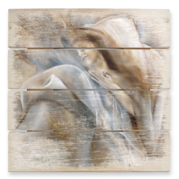 Holzbild Schmucker - Hingabe - 40 x 41.5 cm - WA132445