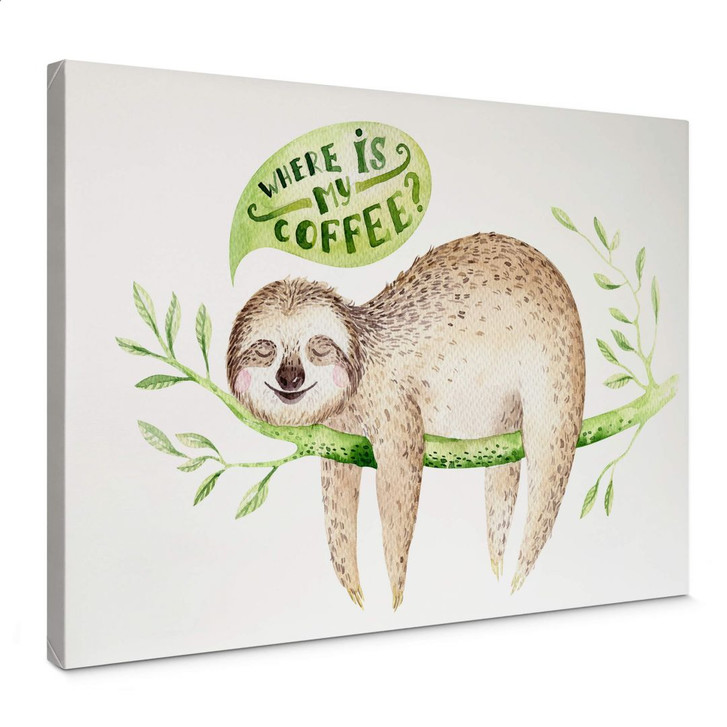 Leinwand Kvilis - Where is my Coffee - WA356700