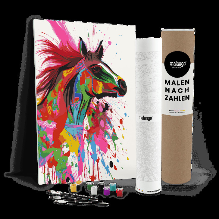 Malen nach Zahlen Leinwandbild - Pferd Phantastique - WA447512