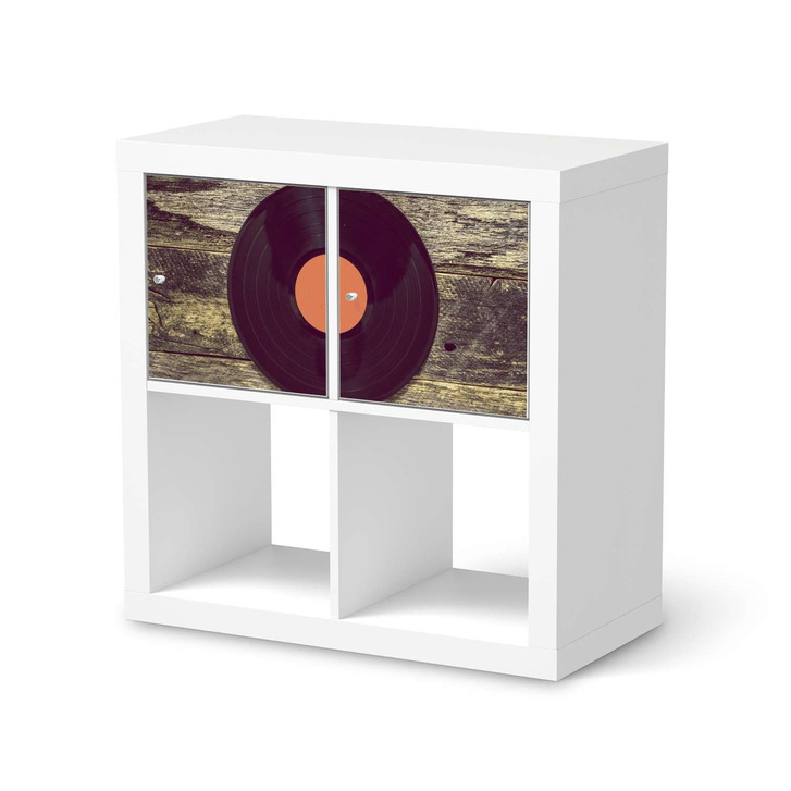 Möbelfolie IKEA Kallax Regal 2 Türen (quer) - Vinyl - CR115539