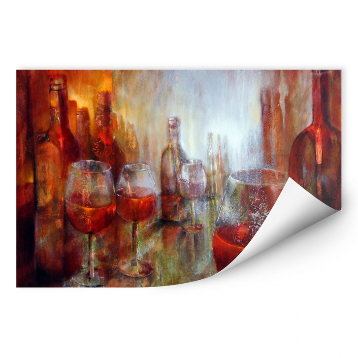 Wallprint Schmucker - Später Burgunder - WA188755