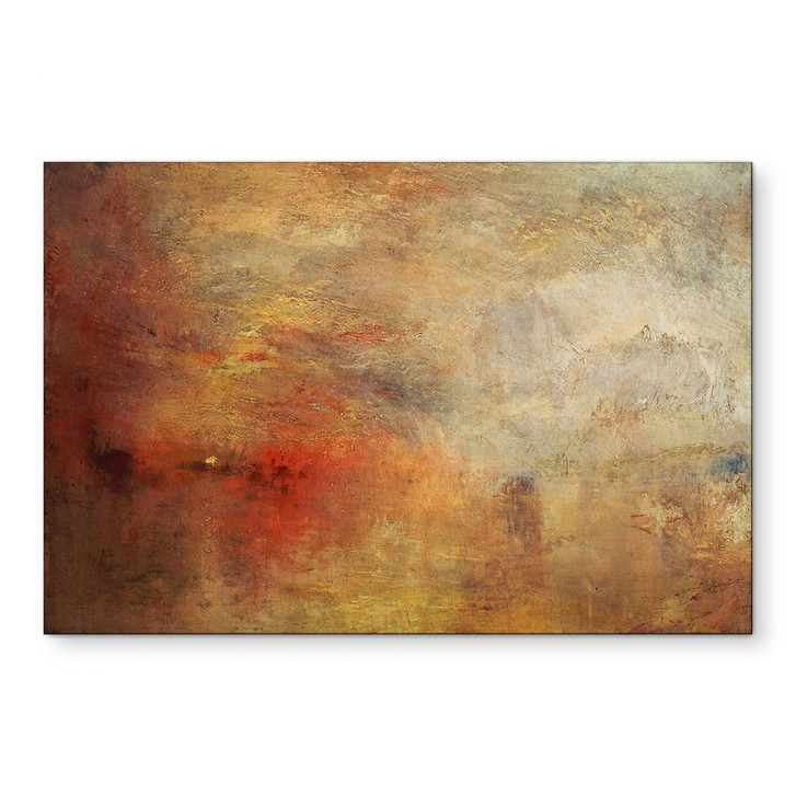 Wandbild Sonnenuntergang über einem See - Turner - Alu-Dibond - WA423167