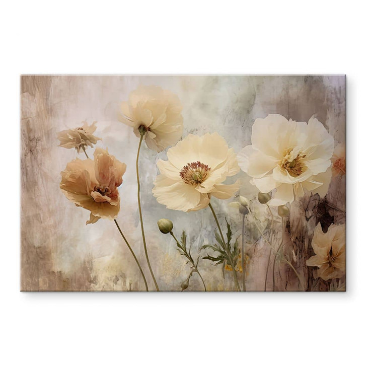 Acrylglasbild Blumenpracht in warmen Pastelltönen - Paksoylu - WA431081