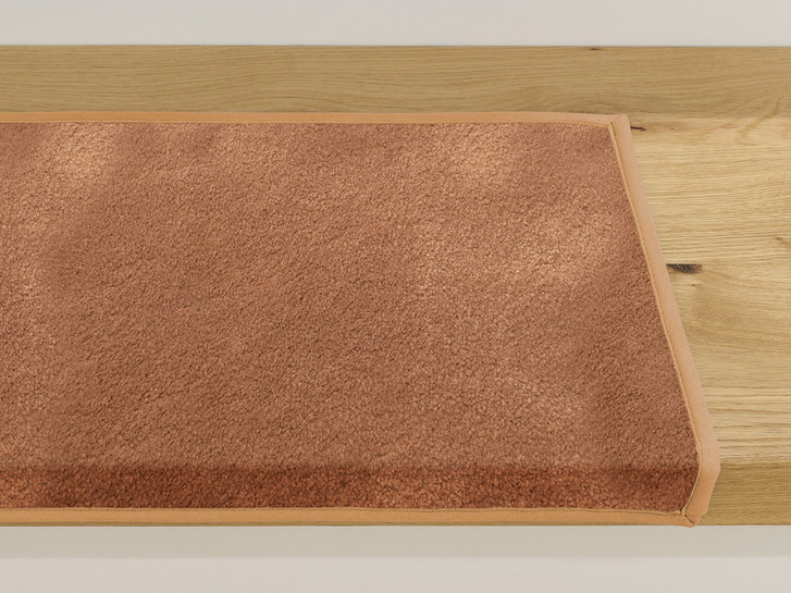 Emily Velours Stufenmatte Rechteckig Wunschmass in Kangaroo - TS433270