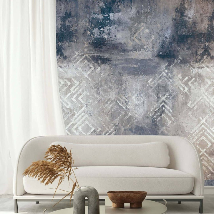 Fototapete Betonoptik Grafisch Modern in Anthrazit - WA461609