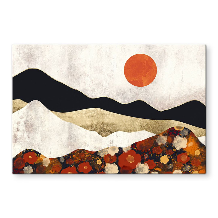 Glasbild Herbstliche Berglandschaft - SpaceFrog Designs - WA424875