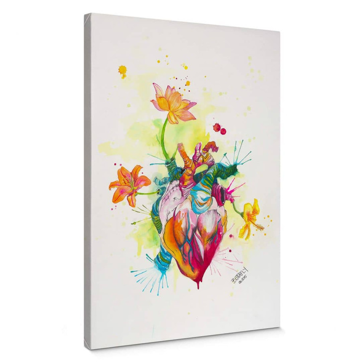 Leinwandbild Buttafly - Nature Beating Heart - WA360008