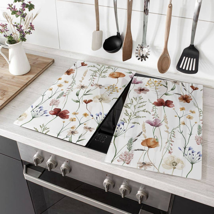 Herdabdeckplatte Bunte Wildblumen - UN Designs - WA417154