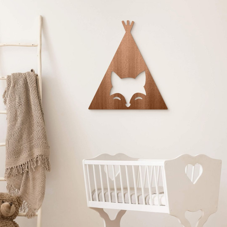 Holzdeko Mahagoni - Tipi - Fuchs - WA333268