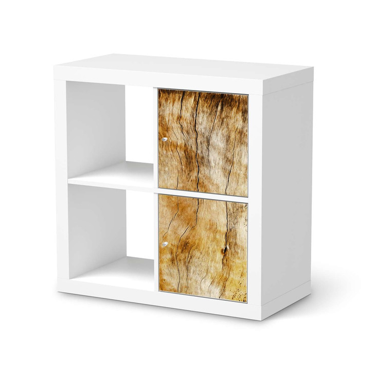 Möbelfolie IKEA Kallax Regal 2 Türen (hoch) - Unterholz - CR115420