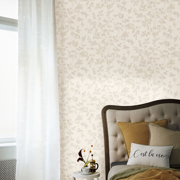 Rasch Vliestapete, Mustertapete Welcome Home greige - WA410045