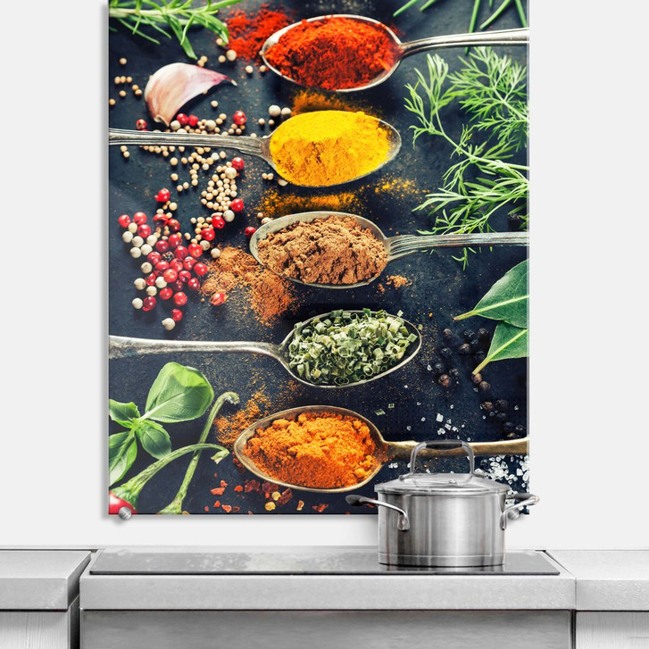 Spritzschutz Kräutervielfalt 01 - hochkant - WA178608